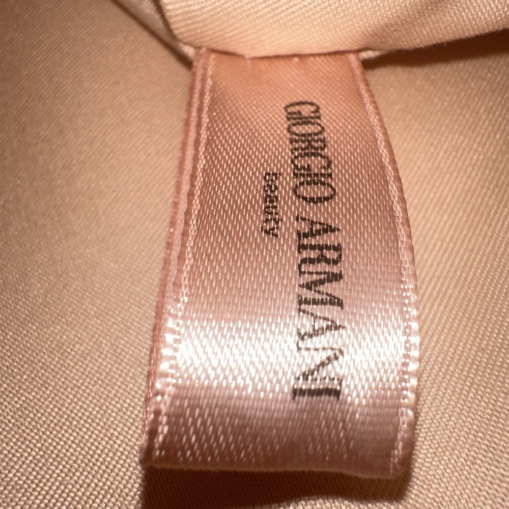 Giorgio Armani Beauty Pouch Blush Pink Bag Cosmetic Toiletry Case GWP Travel - Picture 10 of 15